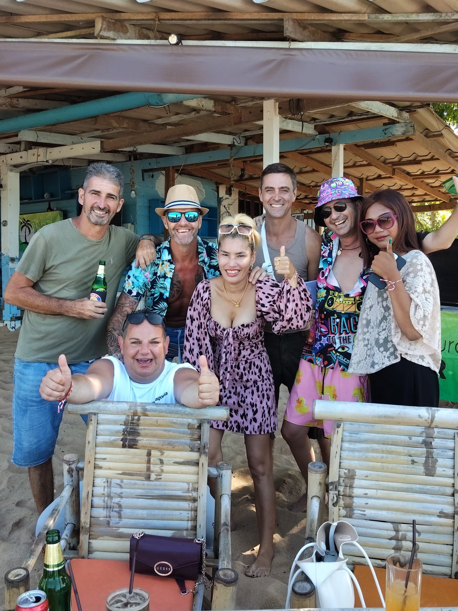 Surf Club Beach Party guests