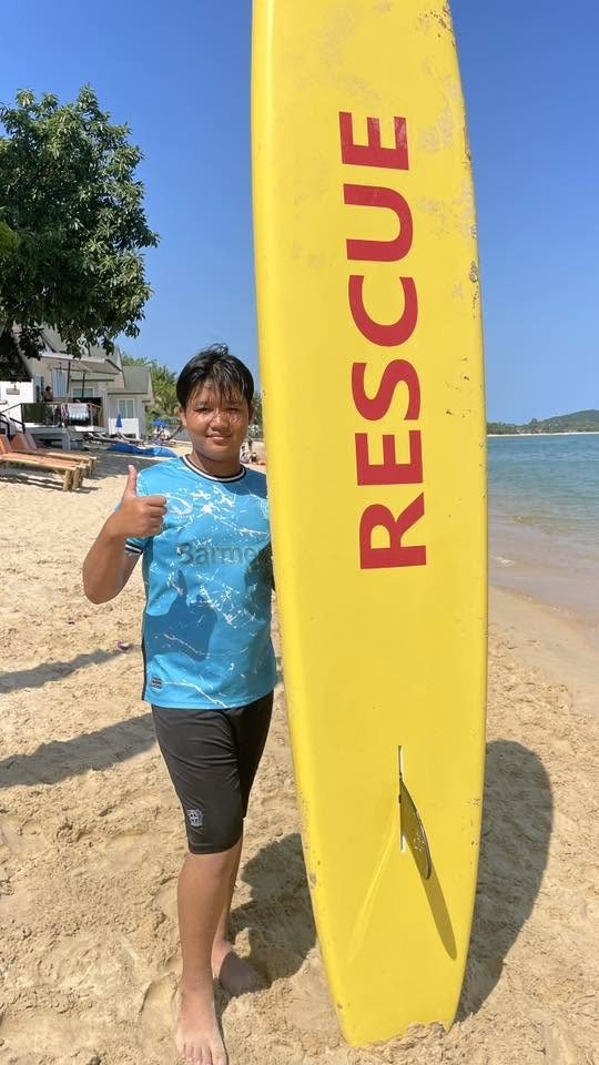 Moddang with rescue board