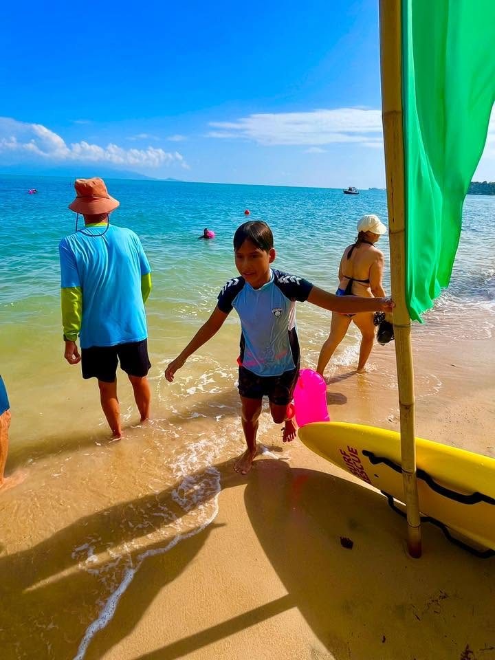 Surf Club child at the beach