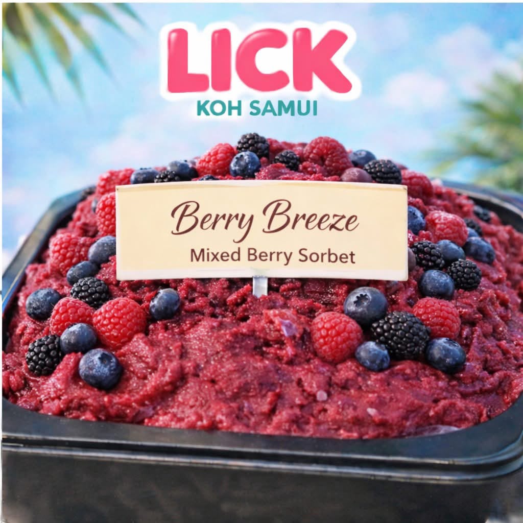 Lick Koh Samui Berry Breeze sorbet