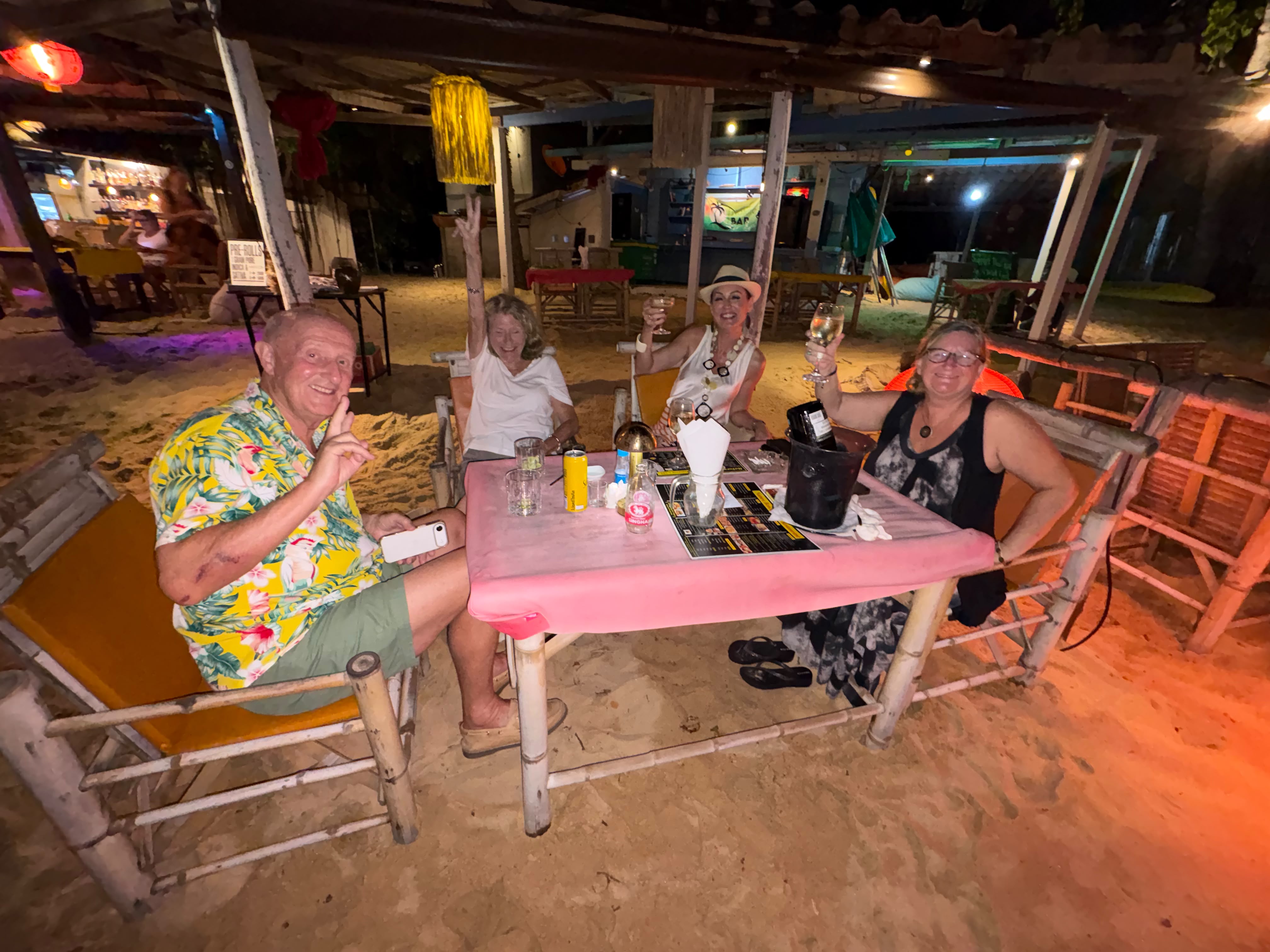 Alan, Elainor, Zanette and Niki at Pub Quiz Night