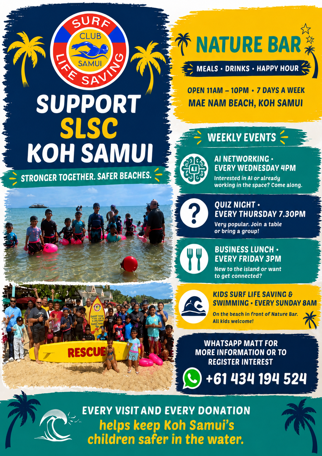 Community events at Nature Bar