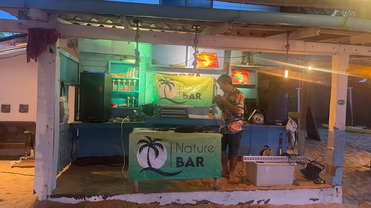 Nature Bar at night