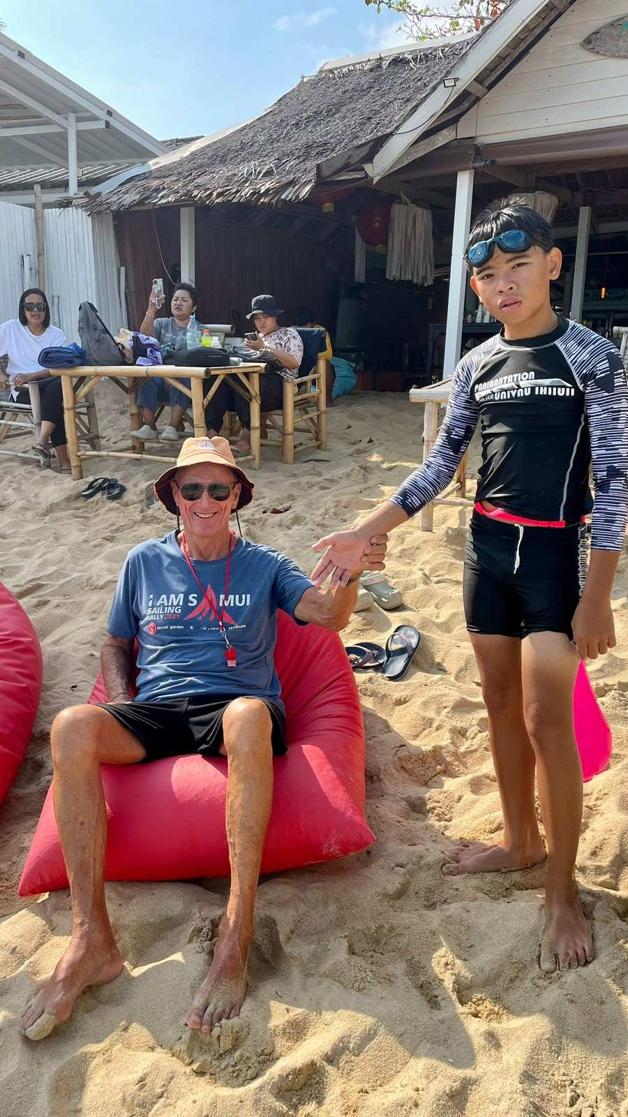 Gary volunteering